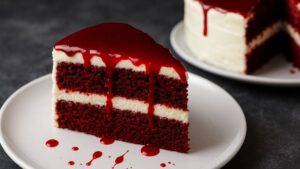 Receita de Bolo Red Velvet “Bloody” para o Haloowen