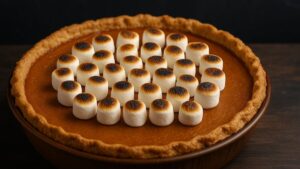 Receita de torta de abóbora americana para o Haloowen